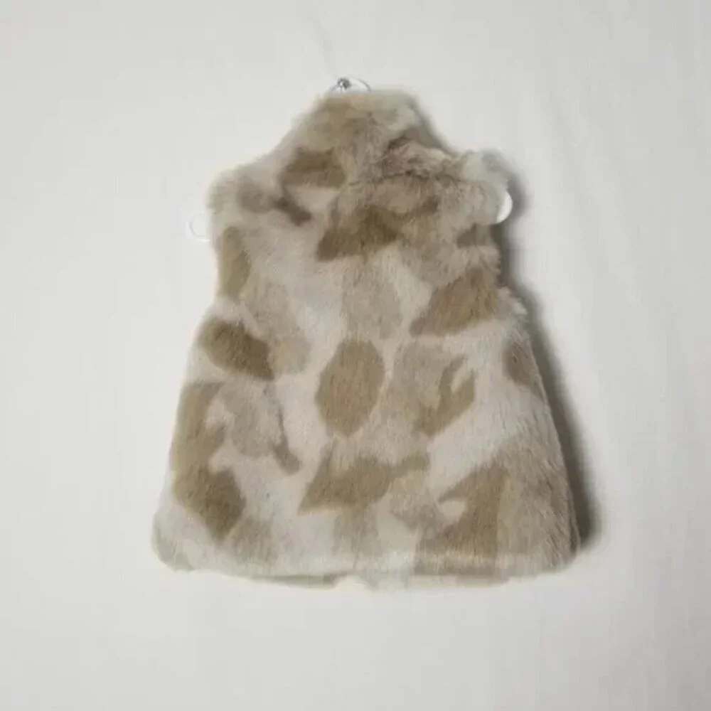 NWOT koala kids little girl faux fur Vest size 3T (B9)